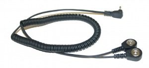 Spiralny kabel uziemiający, dwużyłowy